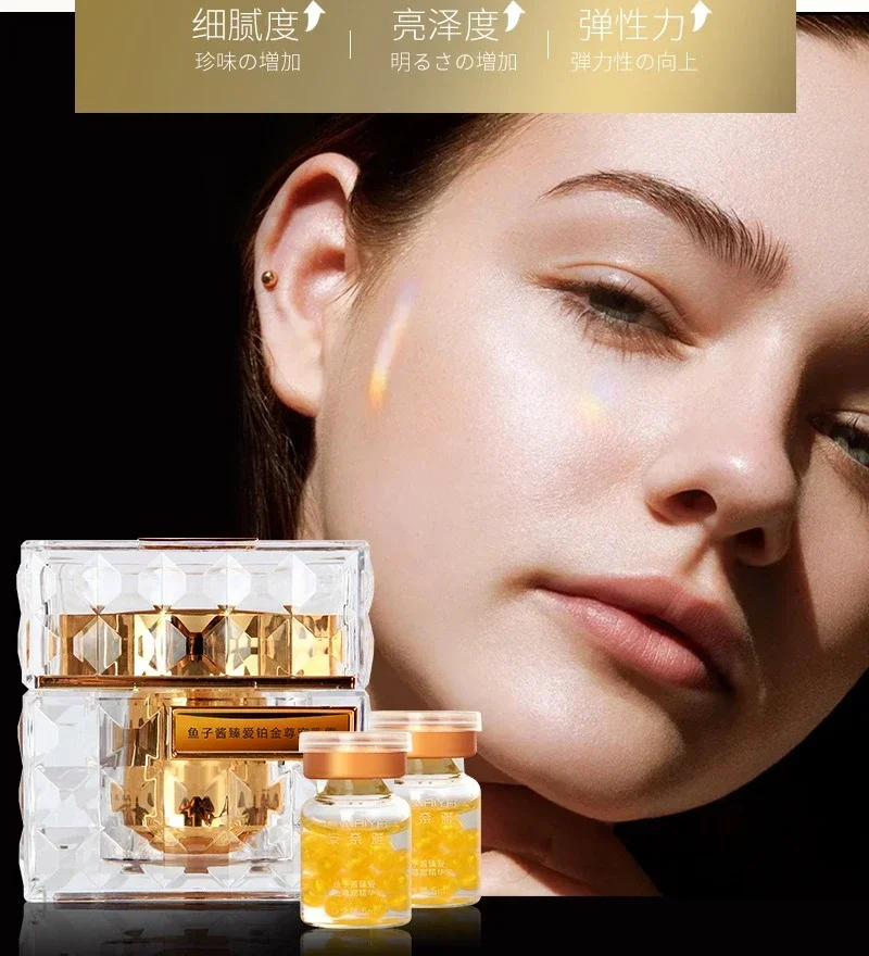 Korean Skincare Routine - Platinum Rare Luxury Caviar Caring Set