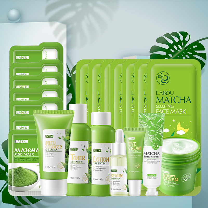Green Tea Skin Care Kit Korean - Korean Skincare Routine avis et prix