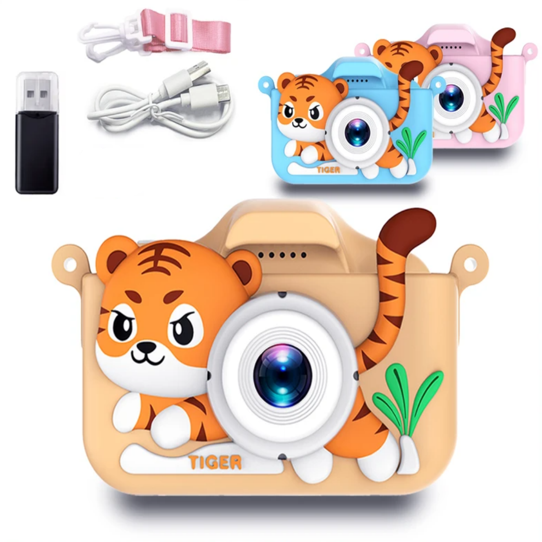 Kids Mini Camera Cartoon Tiger - Korean Girls Lifestyle avis et prix
