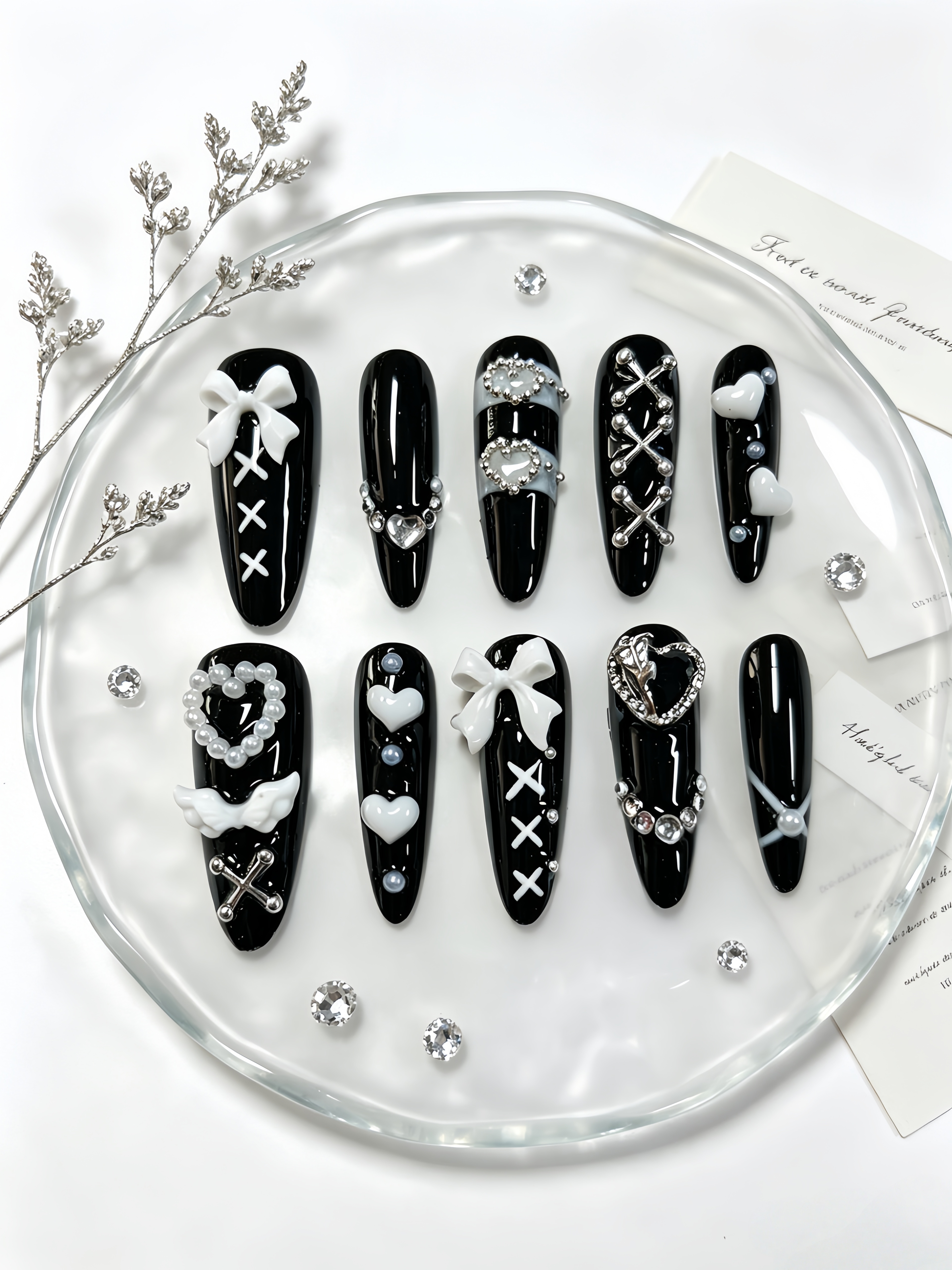 10 Long Black and White Minima - Korean Girls Lifestyle avis et prix