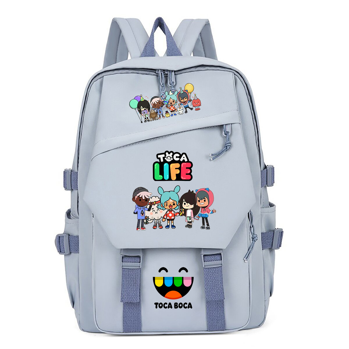 Toca Life World Print Backpack - Korean Girls Lifestyle avis et prix