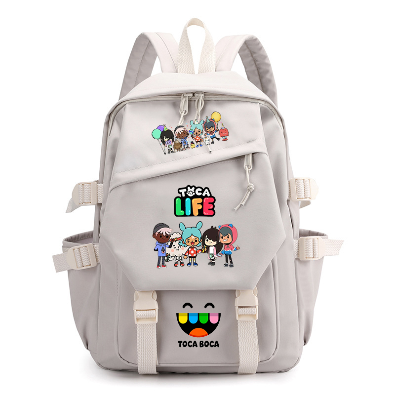 Toca Life World Print Backpack - Korean Girls Lifestyle avis et prix
