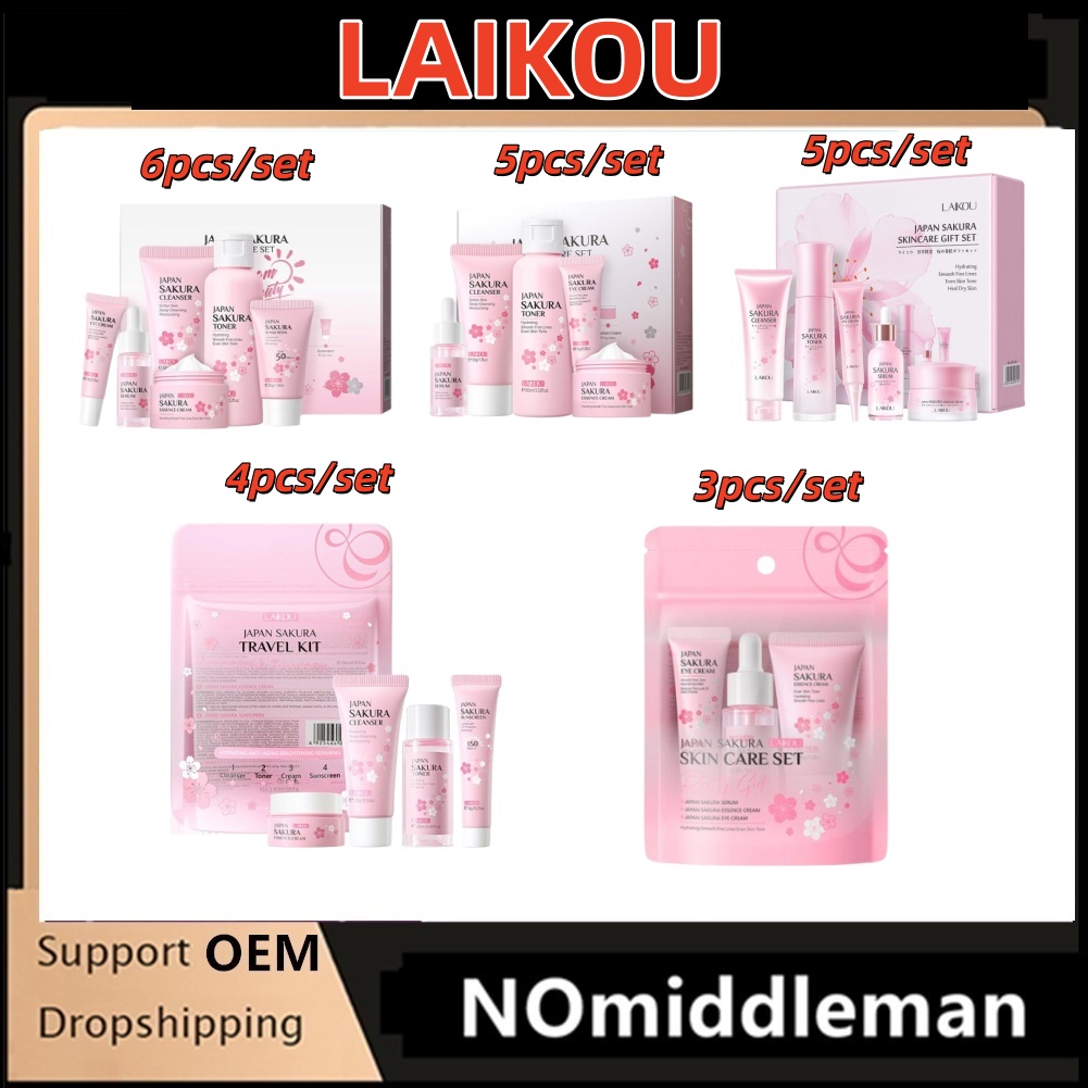 Sakura Skin Care Sets Gift Set - Korean Skincare Routine avis et prix
