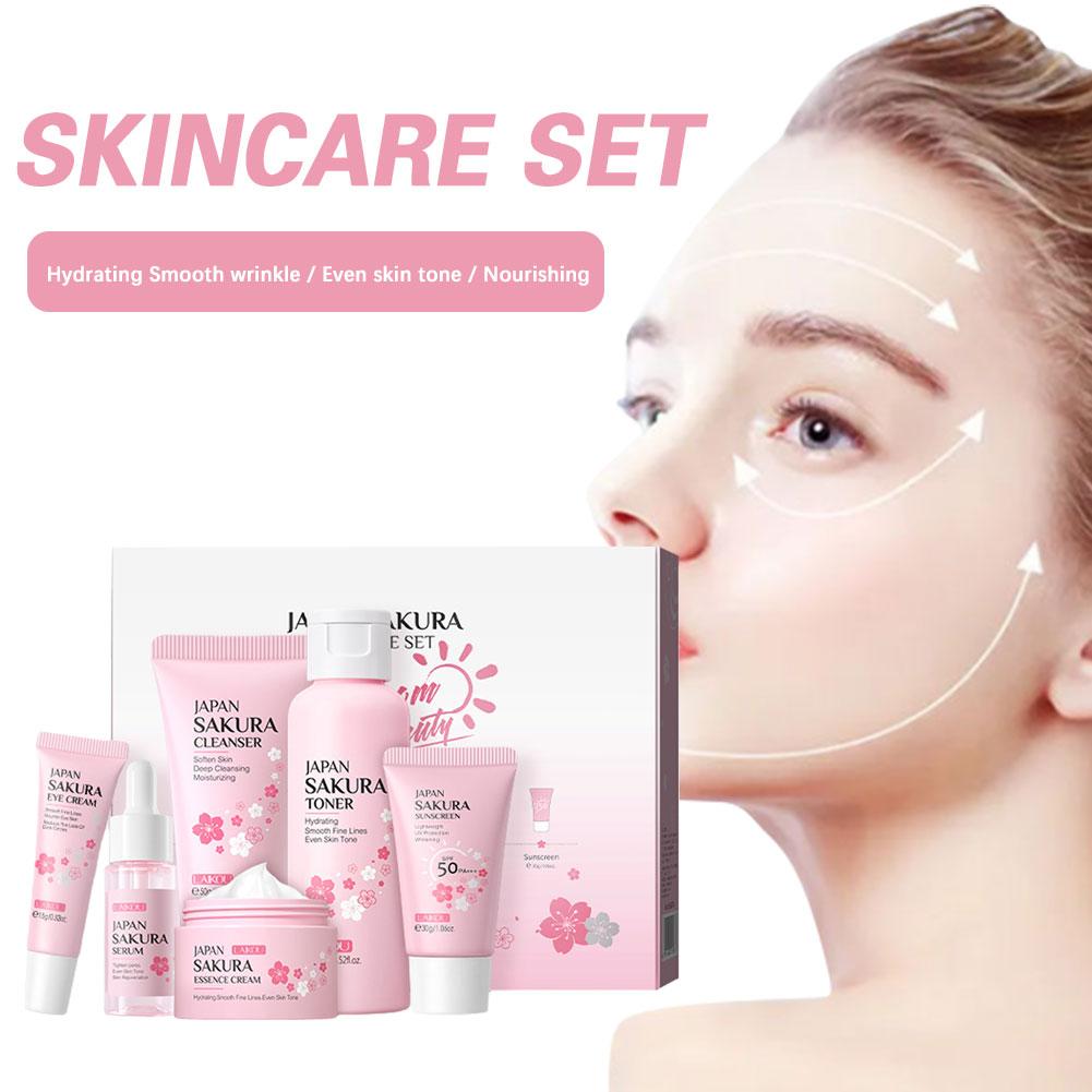 Sakura Skin Care Sets Gift Set - Korean Skincare Routine avis et prix