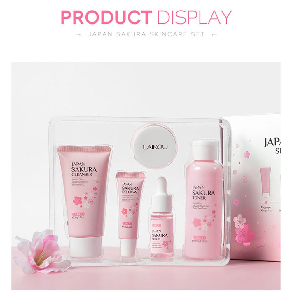 5/3pcs/Set Sakura Skin Care Se - Korean Skincare Routine avis et prix
